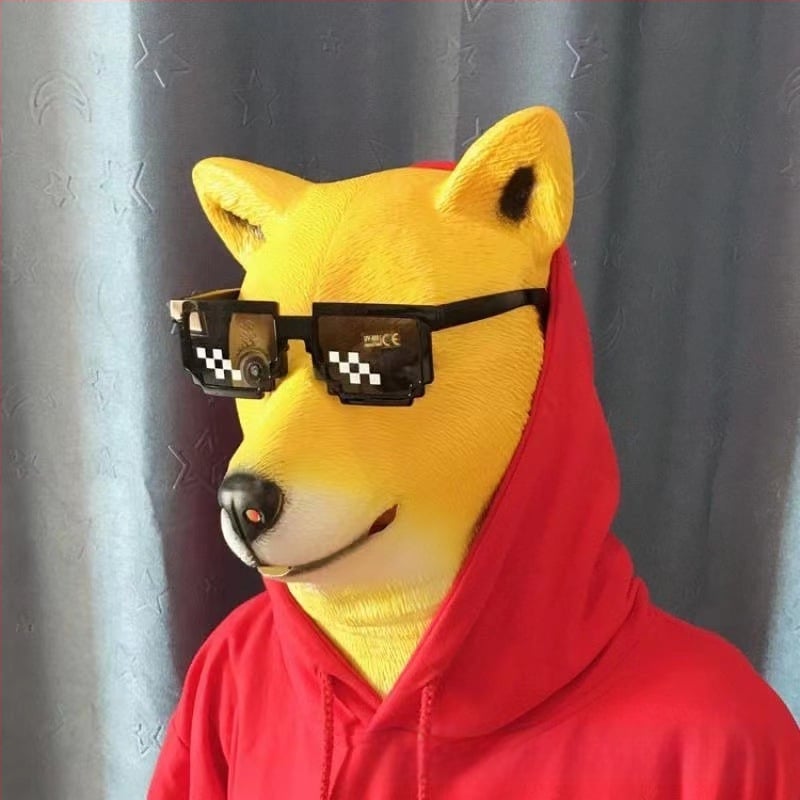 Εργοστάσιο Halloween cosplay Αστείο κεφάλι ζώων Αστεία μάσκα Γλυπτική άμμου Κούνημα Αστεία στηρίγματα Cross Border