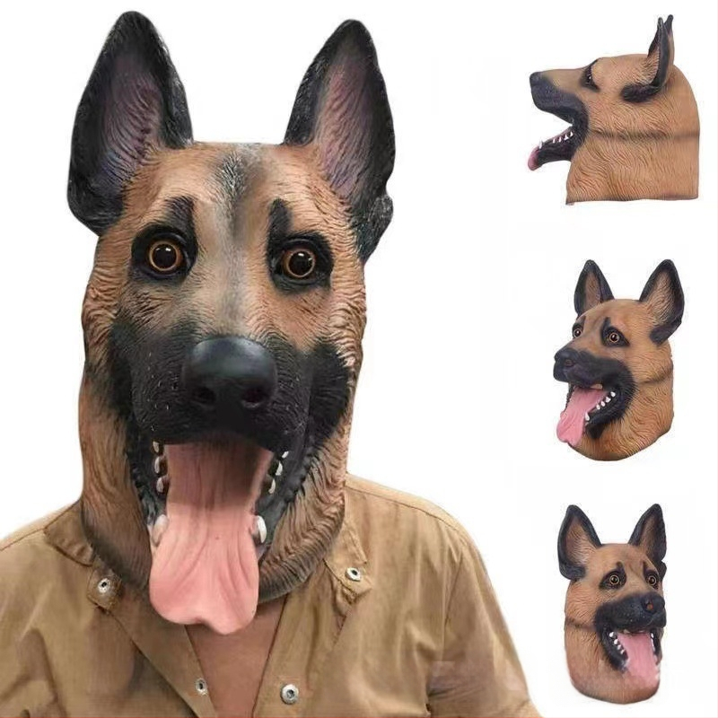 Εργοστάσιο Halloween cosplay Αστείο κεφάλι ζώων Αστεία μάσκα Γλυπτική άμμου Κούνημα Αστεία στηρίγματα Cross Border