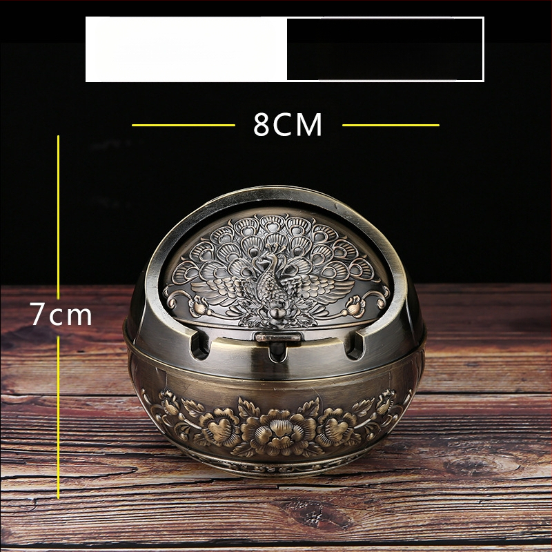 „Ma to Chenggong“ peleninė, namų svetainė, kūrybinga, suasmeninta tendencija, su dangteliu, apsaugančia nuo lakiųjų pelenų, dūmų skonio peleninės papuošimais