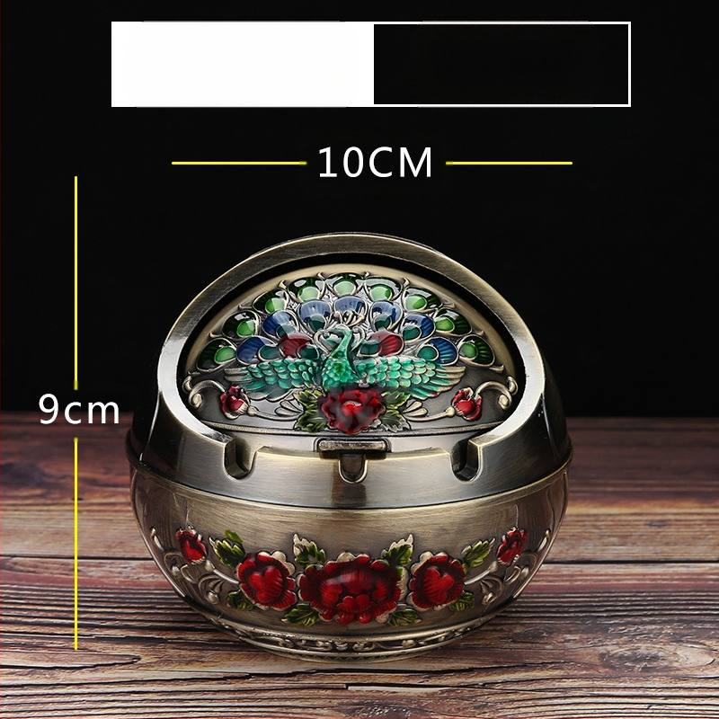 „Ma to Chenggong“ peleninė, namų svetainė, kūrybinga, suasmeninta tendencija, su dangteliu, apsaugančia nuo lakiųjų pelenų, dūmų skonio peleninės papuošimais