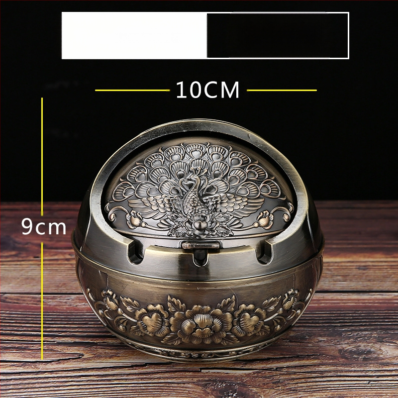 „Ma to Chenggong“ peleninė, namų svetainė, kūrybinga, suasmeninta tendencija, su dangteliu, apsaugančia nuo lakiųjų pelenų, dūmų skonio peleninės papuošimais