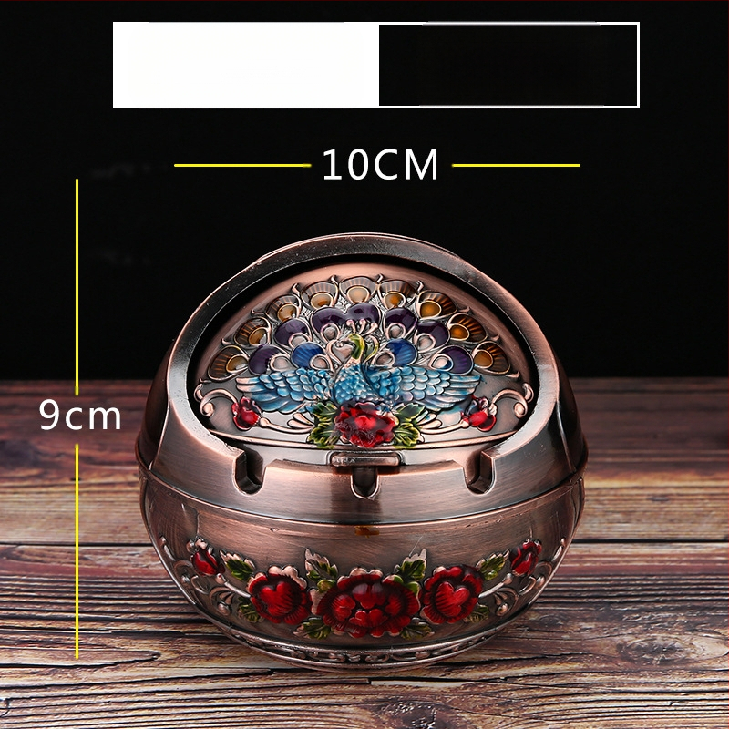 „Ma to Chenggong“ peleninė, namų svetainė, kūrybinga, suasmeninta tendencija, su dangteliu, apsaugančia nuo lakiųjų pelenų, dūmų skonio peleninės papuošimais