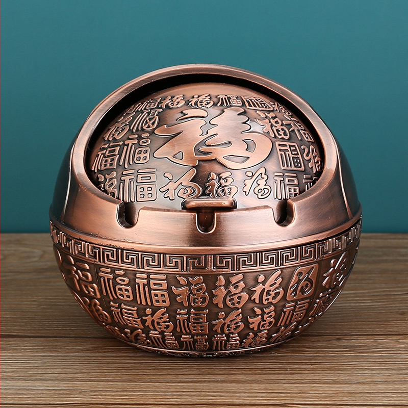 „Ma to Chenggong“ peleninė, namų svetainė, kūrybinga, suasmeninta tendencija, su dangteliu, apsaugančia nuo lakiųjų pelenų, dūmų skonio peleninės papuošimais