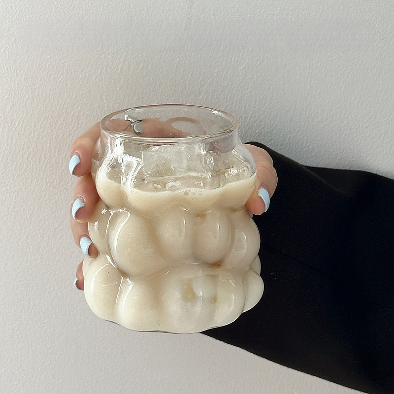 Viinamarjaklaasist isikupärastatud kohvitass, kuumakindel borosilikaatvööga piimalattetass, veetass, mahlaklaas