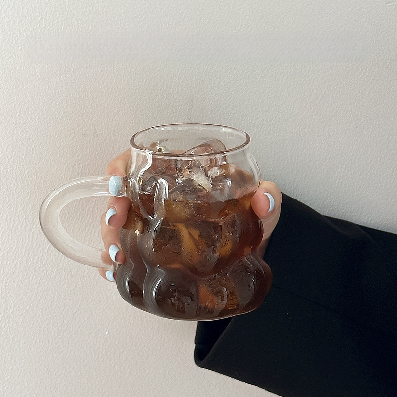 Viinamarjaklaasist isikupärastatud kohvitass, kuumakindel borosilikaatvööga piimalattetass, veetass, mahlaklaas