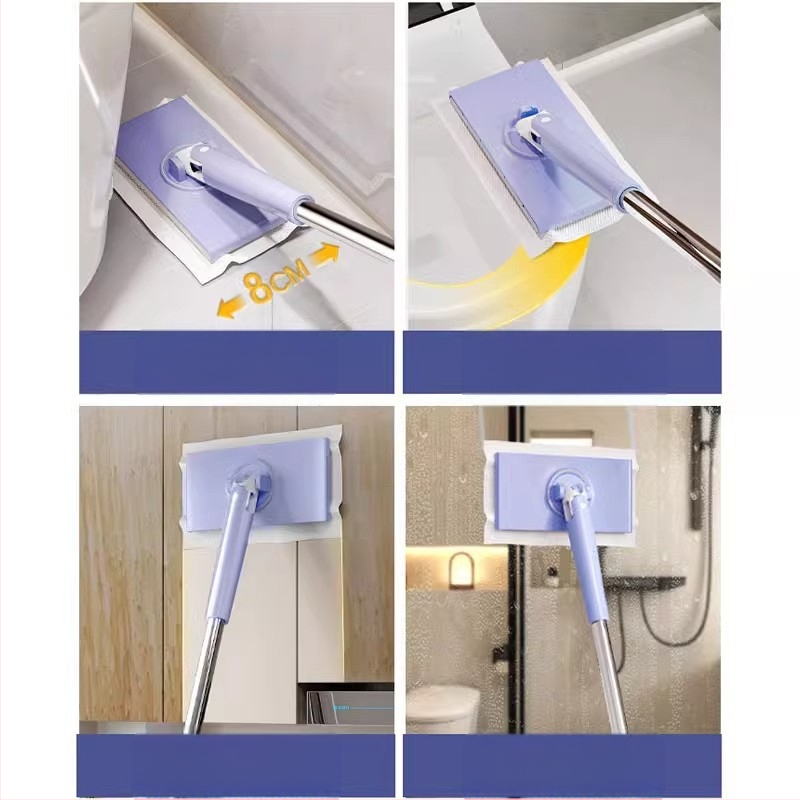 Uus suur automaatne klambriga käsipesu pika versiooniga näorätiku mopp määrdunud kätepesu koduseks laiskadele inimestele