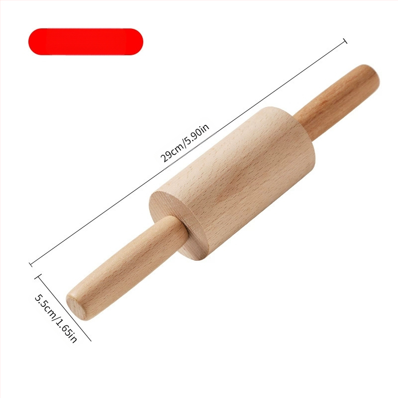 Medžio masyvo kočėlas, koldūnų pagaliukas, kepimo įtaisai, medinis kočėlas, koldūnų oda, buitiniai virtuvės įtaisai