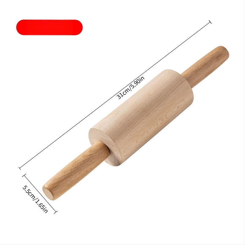 Medžio masyvo kočėlas, koldūnų pagaliukas, kepimo įtaisai, medinis kočėlas, koldūnų oda, buitiniai virtuvės įtaisai