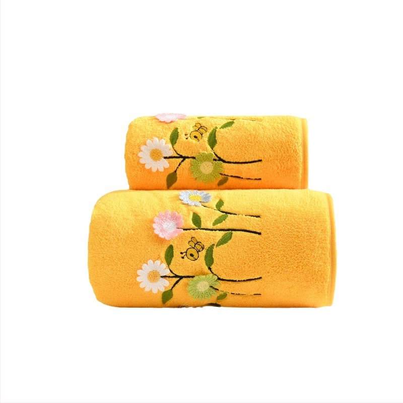 Korallfliisist rätik vannirätikuülikond hulgimüügi kingitusrätik käsitsi kingitusrätik lillega tikandiga vannirätiku tehase varustus