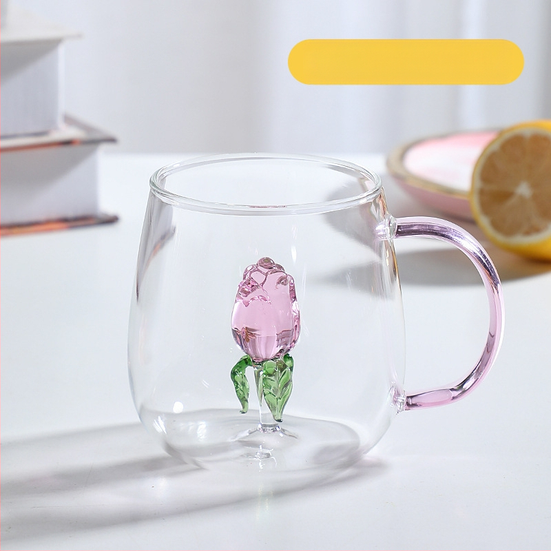 Loomaklaasist värviline käepide, koomiksiga kolmemõõtmeline loomaklaasist kõrge borosilikaadiga hulgimüük, uus kõrge värviväärtusega klaas käepidemega