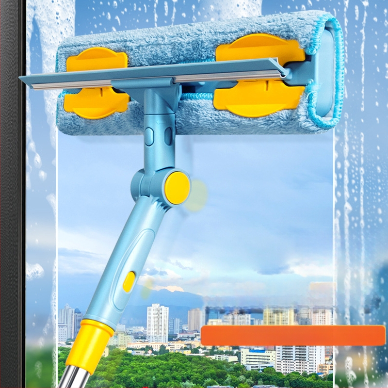Buitinis stiklo valymo artefaktas Langų valymas Aukštybinių langų valymo šepetys Teleskopinis strypas Šluotos valymo įrankis