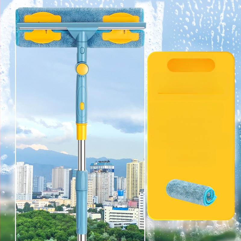 Buitinis stiklo valymo artefaktas Langų valymas Aukštybinių langų valymo šepetys Teleskopinis strypas Šluotos valymo įrankis