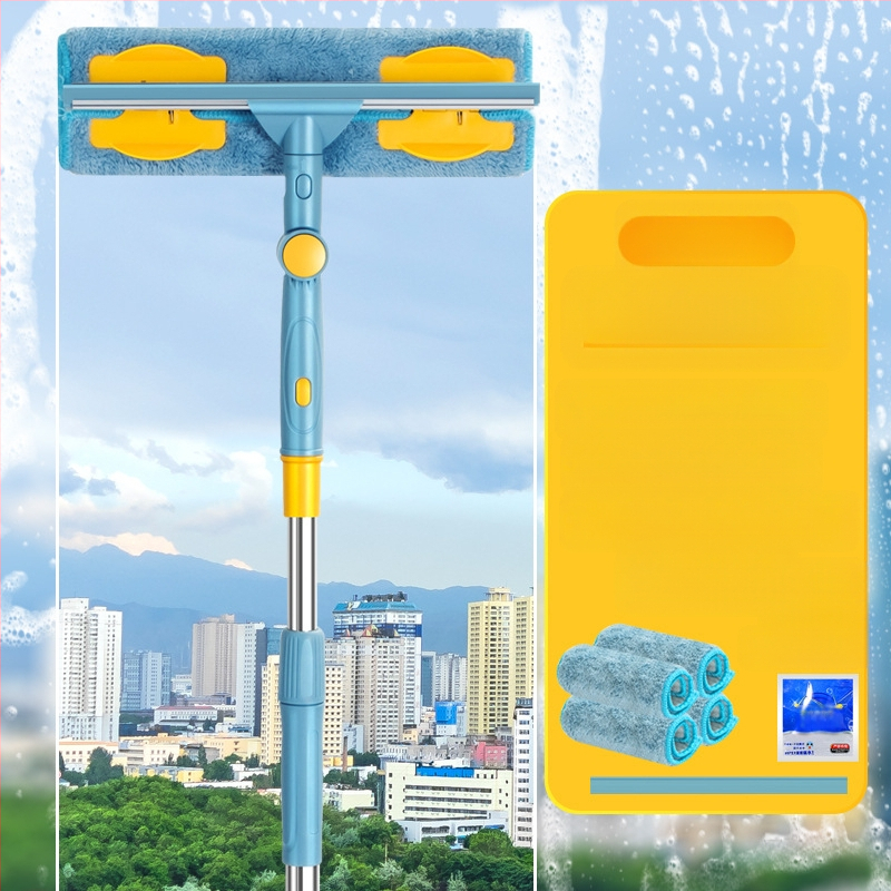 Buitinis stiklo valymo artefaktas Langų valymas Aukštybinių langų valymo šepetys Teleskopinis strypas Šluotos valymo įrankis