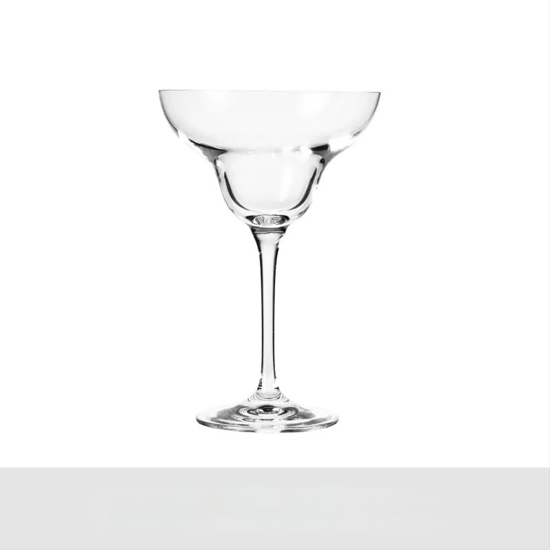 Krosno uvezene kristalne čaše za vino bez olova, set od 6 komada, za bar i kućanstvo, široko grlo, čaše za koktele i sok