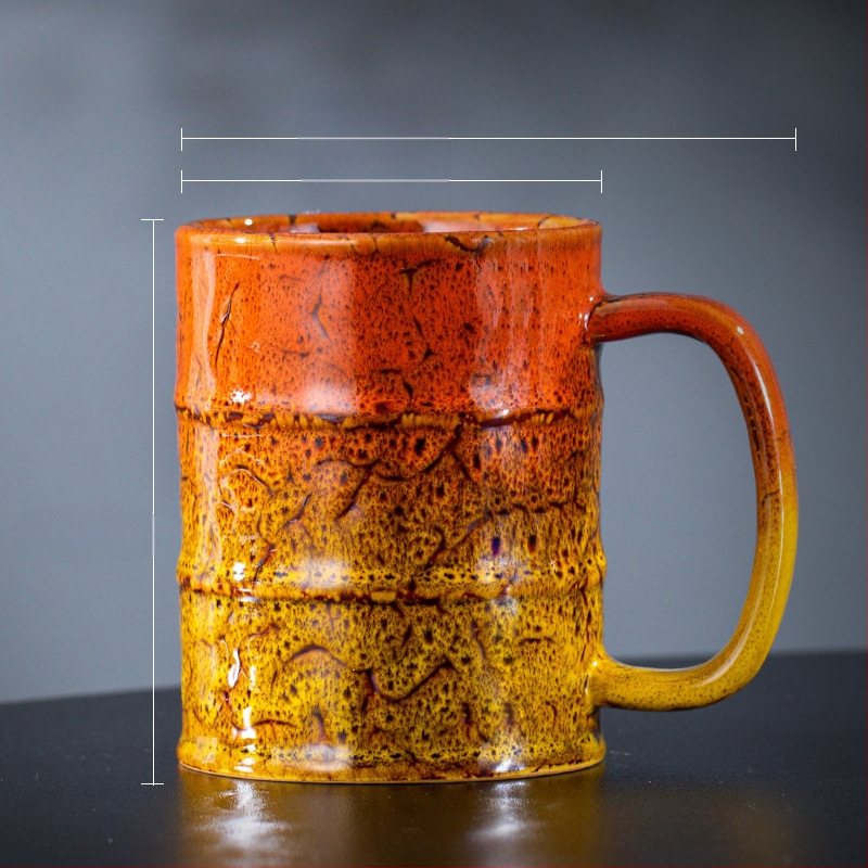 Keramička šalica točena u peći od 375 ml, internetska šalica za pivo slavnih osoba, kreativna personalizirana šalica za točeno pivo, čaša za vino, Fcm izvješće