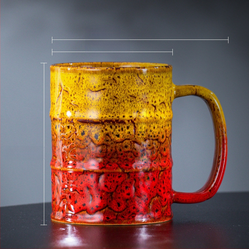 Keramička šalica točena u peći od 375 ml, internetska šalica za pivo slavnih osoba, kreativna personalizirana šalica za točeno pivo, čaša za vino, Fcm izvješće