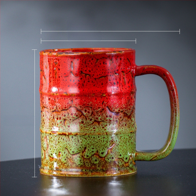 Keramička šalica točena u peći od 375 ml, internetska šalica za pivo slavnih osoba, kreativna personalizirana šalica za točeno pivo, čaša za vino, Fcm izvješće
