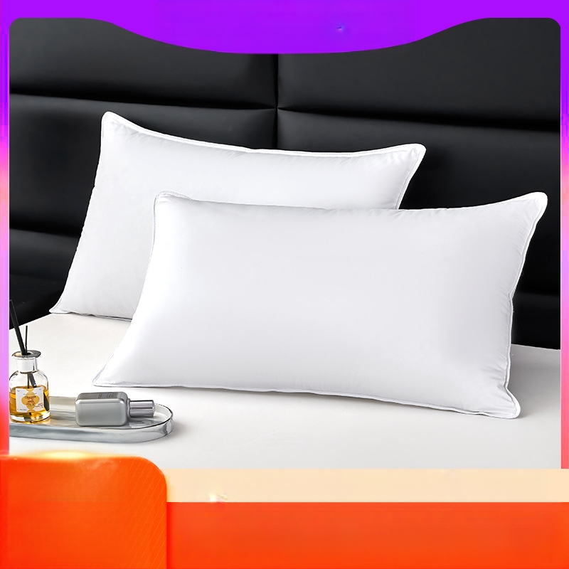 Penkių žvaigždučių viešbučio pagalvės šerdies gamyklos tiesioginė didmeninė prekyba viešbučio namams minkšta patalynė plunksnų aksomo pagalvė