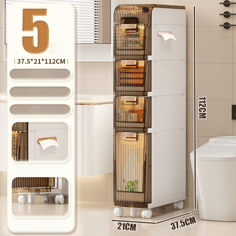 WC-tároló állvány, fürdőszobai beszerelés nélküli szekrény, WC-tároló szekrény, WC-szekrény, WC oldalsó szekrény