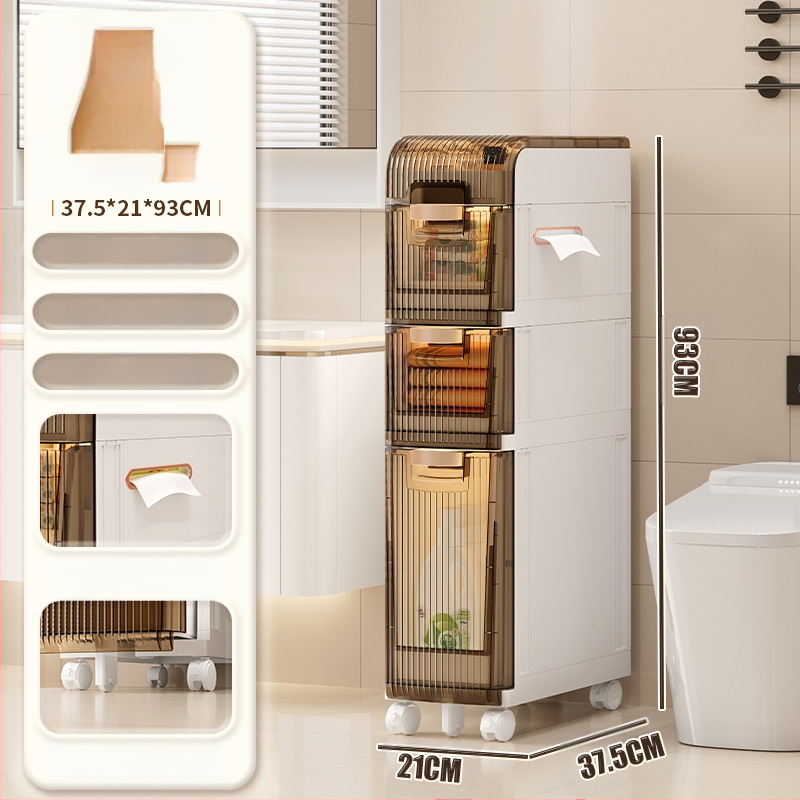 WC-tároló állvány, fürdőszobai beszerelés nélküli szekrény, WC-tároló szekrény, WC-szekrény, WC oldalsó szekrény