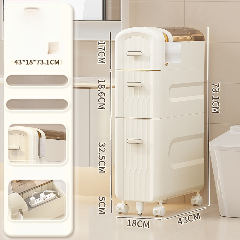 WC-tároló állvány, fürdőszobai beszerelés nélküli szekrény, WC-tároló szekrény, WC-szekrény, WC oldalsó szekrény