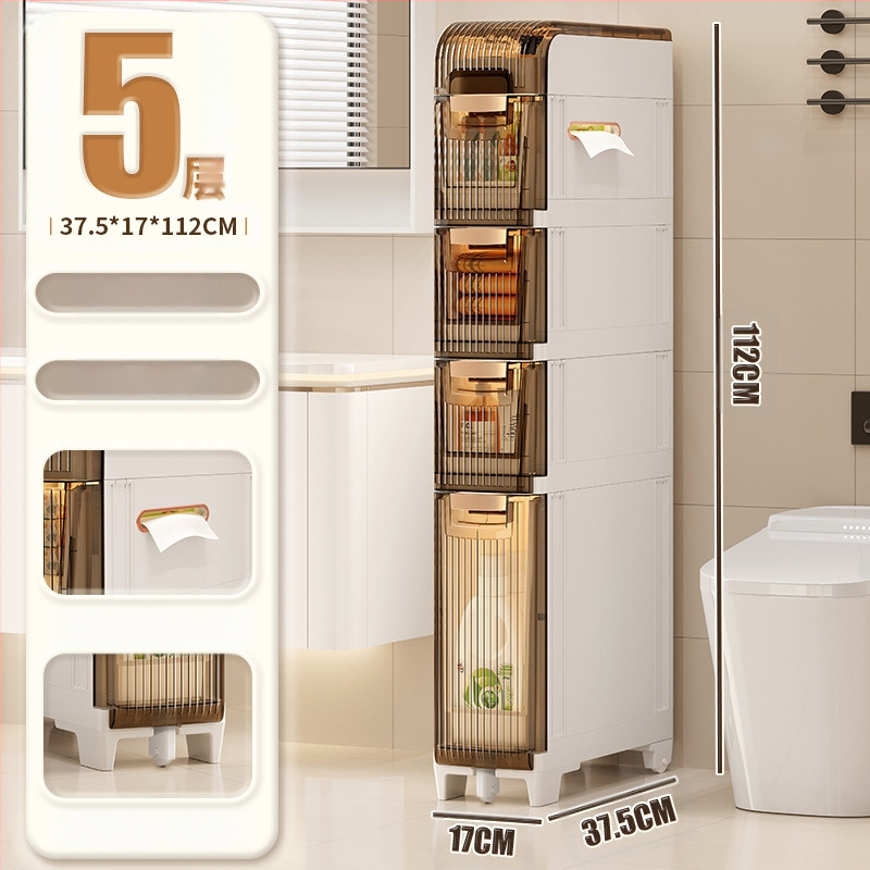 WC-tároló állvány, fürdőszobai beszerelés nélküli szekrény, WC-tároló szekrény, WC-szekrény, WC oldalsó szekrény