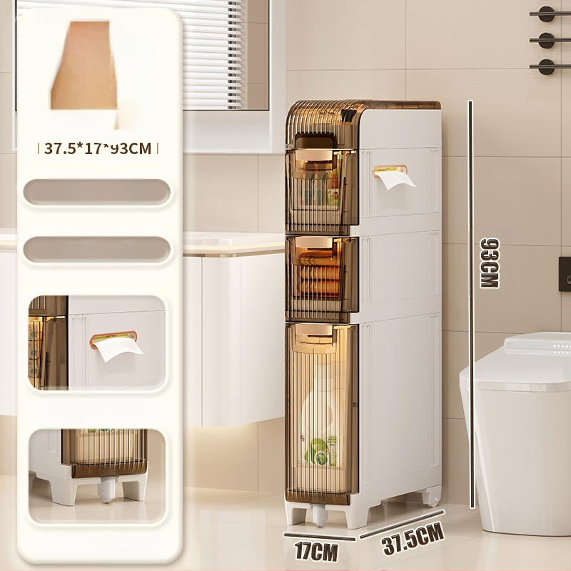 WC-tároló állvány, fürdőszobai beszerelés nélküli szekrény, WC-tároló szekrény, WC-szekrény, WC oldalsó szekrény