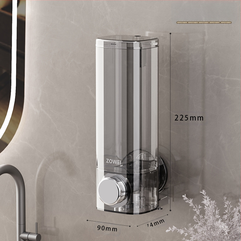 Be perforatoriaus siurbimo puodelio muilo dozatorius dušo želės dėžutė dušo želės buteliukas prie sienos tvirtinamas rankų dezinfekavimo priemonės buteliukas spaudžiamas šampūno buteliukas