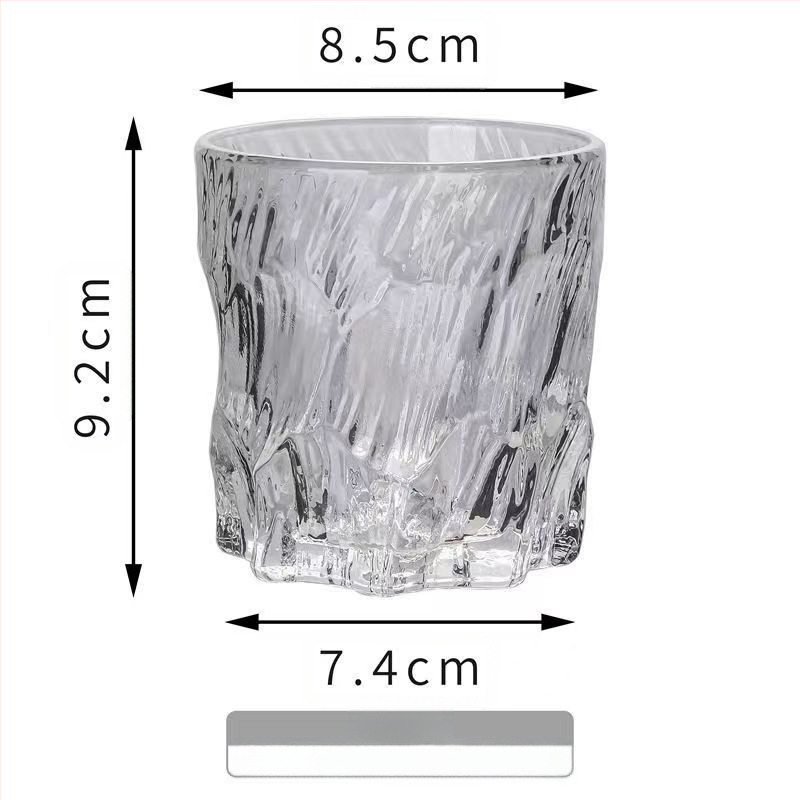 Kvaliteetne Xuani jää Cup ins loominguline liustikuklaasist veekruus viskikruus kõrge välimusega mahlajoogikruus