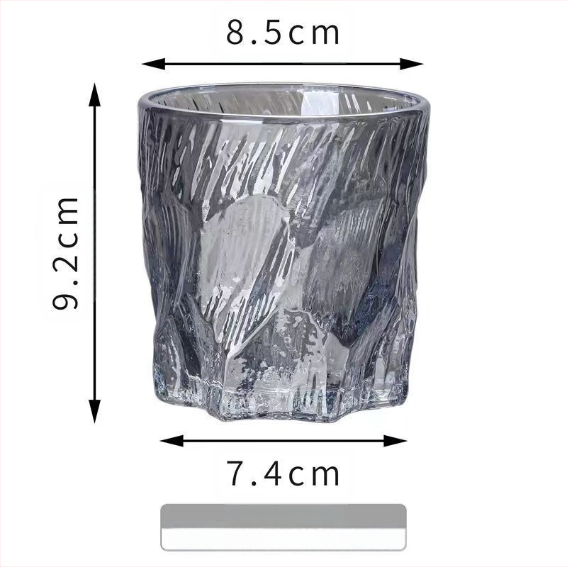 Kvaliteetne Xuani jää Cup ins loominguline liustikuklaasist veekruus viskikruus kõrge välimusega mahlajoogikruus