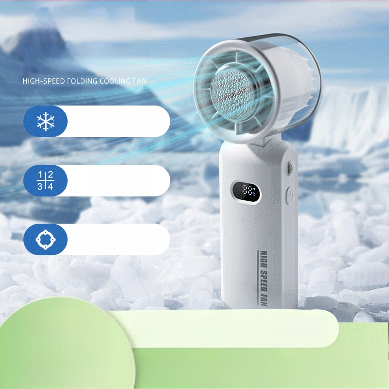 25 év határokon átnyúló új nagysebességű hűtős kézi ventilátor függőnyakú kültéri hordozható félvezető turbóventilátor