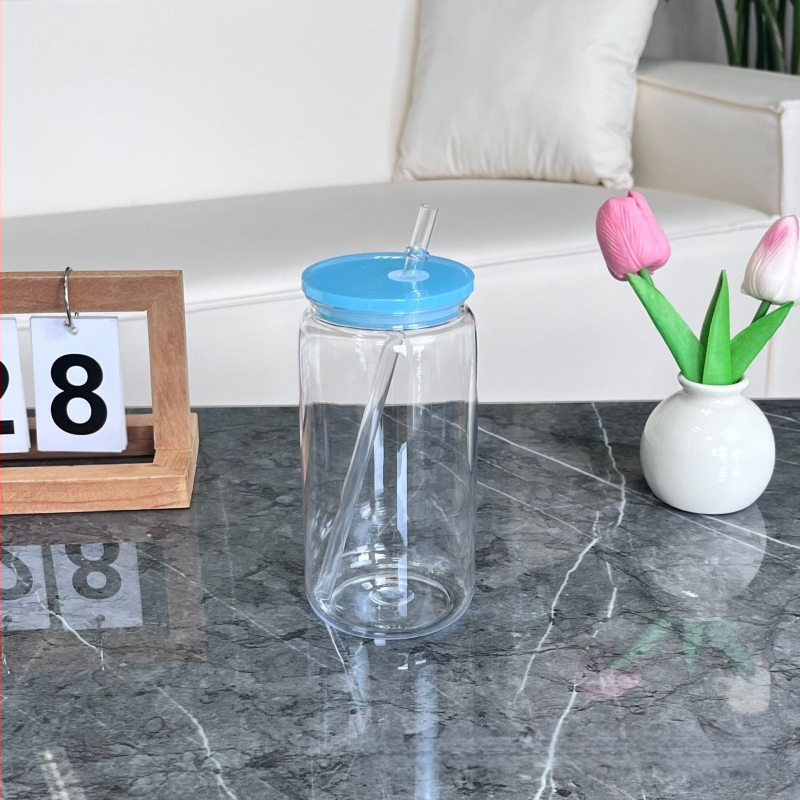 2024 Robbanásveszélyes 16oz-os műanyag tapadókorong, környezetbarát akril zselés színű, mason pohár, műanyag pohár nagykereskedelem