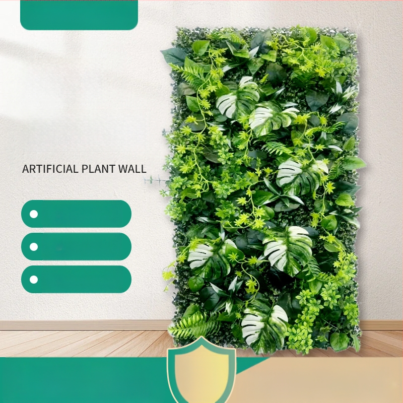 Simulācijas zaļās augu sienas pielāgošana Simulācijas augu sienas Lanmi zāle Dažādu zālienu viltus zāliena sienas dekorēšanas fons