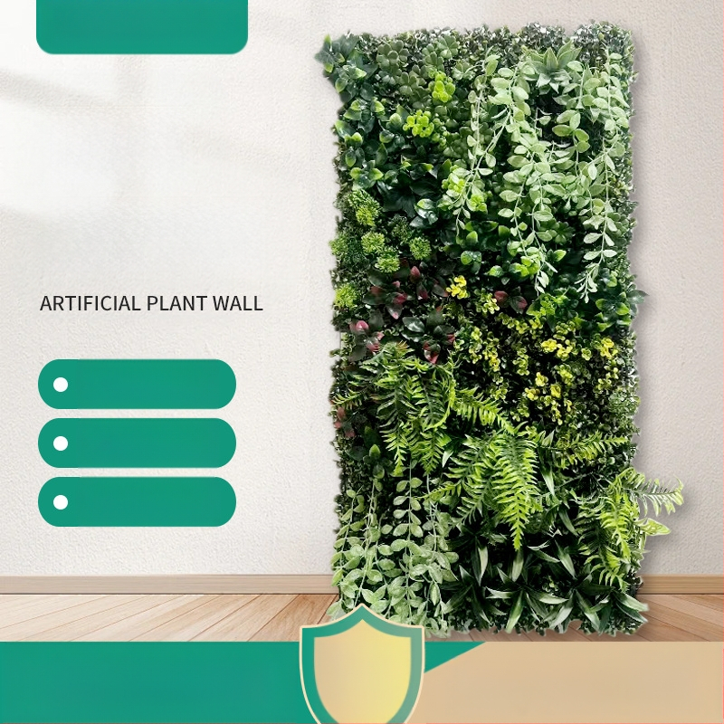 Simulācijas zaļās augu sienas pielāgošana Simulācijas augu sienas Lanmi zāle Dažādu zālienu viltus zāliena sienas dekorēšanas fons