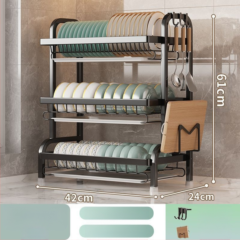 Virtuvės laikymo lentynėlė, daugiafunkcis indų ir indų laikymo lentynėlė, dubenėlių ir lazdelių laikymo dėžė, spintelė, buitinių indų lentynėlė, kanalizacijos lentynėlė