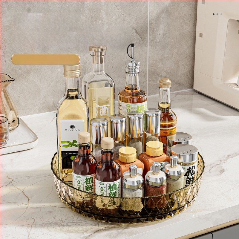Pöörlev riiul köögiletile, multifunktsionaalne hoiustamispöörlev plaat, maitseainete hoiustamisriiul elutoale, töölaua hoiustamisalus