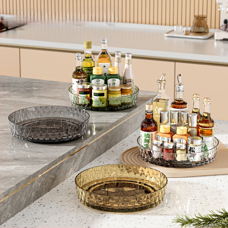 Pöörlev riiul köögiletile, multifunktsionaalne hoiustamispöörlev plaat, maitseainete hoiustamisriiul elutoale, töölaua hoiustamisalus
