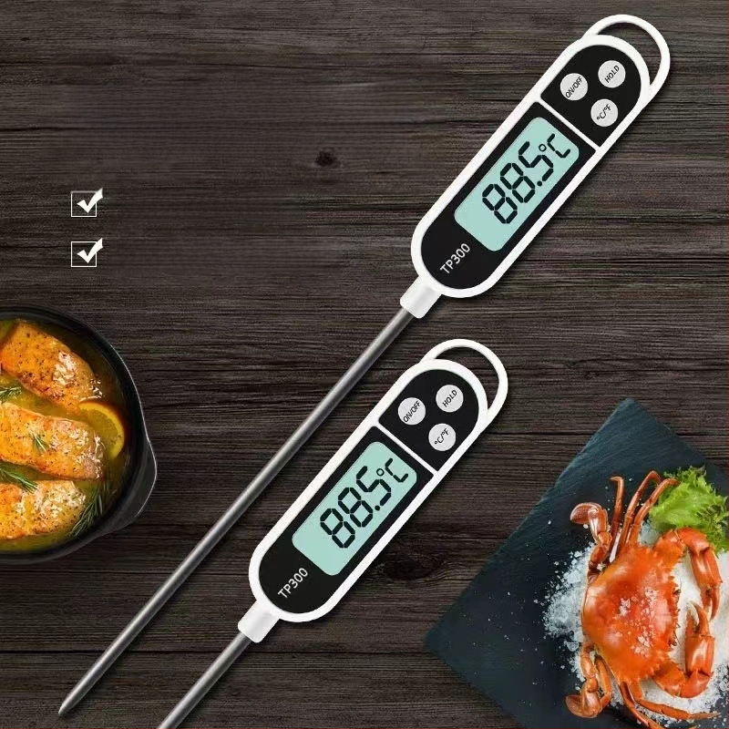 Buitinis temperatūros matuoklis vandens temperatūrai, aliejaus temperatūrai, didelio tikslumo elektroninis skaitmeninis ekranas, skirtas maistui kepti, kepti virtuvėje, pieno termometras