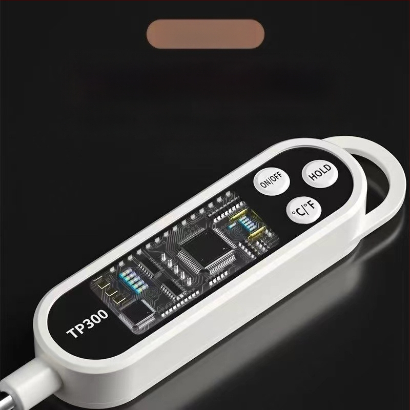 Buitinis temperatūros matuoklis vandens temperatūrai, aliejaus temperatūrai, didelio tikslumo elektroninis skaitmeninis ekranas, skirtas maistui kepti, kepti virtuvėje, pieno termometras