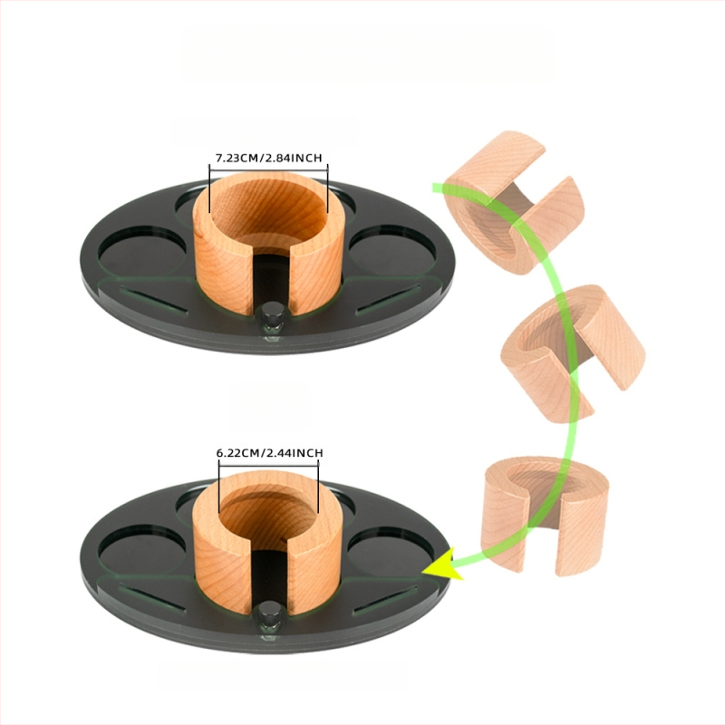 Kohviaparaadi hoiustamisaluse kohvipulbri hoidik, mis ühildub 51/53/54/58MM kohvikäepidemega