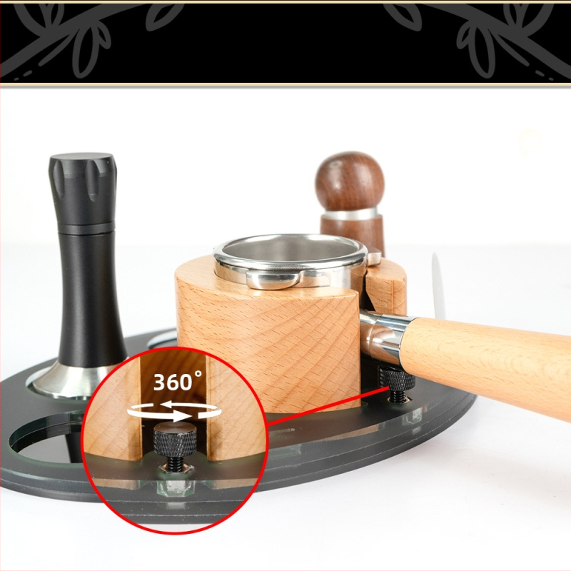 Kohviaparaadi hoiustamisaluse kohvipulbri hoidik, mis ühildub 51/53/54/58MM kohvikäepidemega