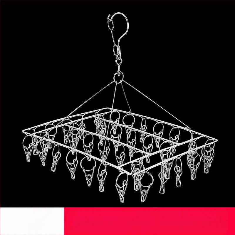 Roostevabast terasest riidekuivatusrest, multifunktsionaalsed tuulekindlad sokid, laste riidepuu, artefaktikonks