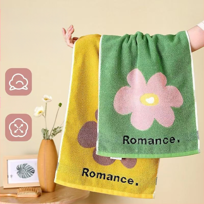 Gryno medvilninio rankšluosčio didmeninė prekyba sutirštintu prausimosi rankšluosčiu poroms, dovana ilgaamžė medvilnė, tamsus, aukštos kokybės rankšluostis su siuvinėtu logotipu