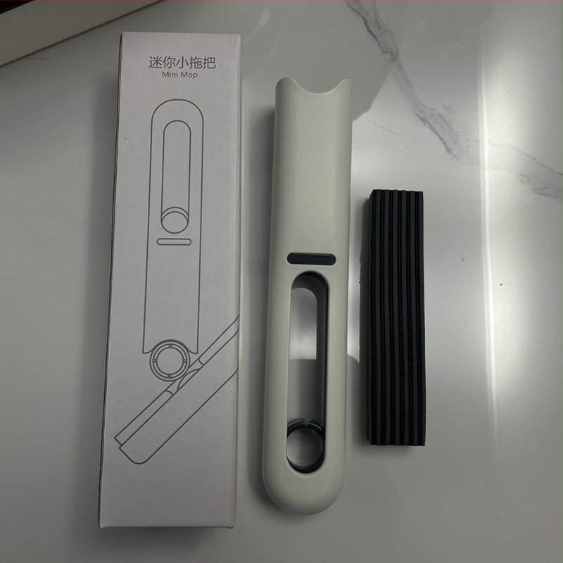Halli lähedal lauaarvuti mini mopi käsn auto kohvilaua puhastamiseks käeshoitav kokkupandav käed-vabad väike mopp