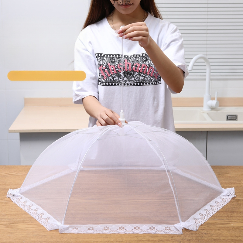 Kärbsekindel võrgust kate toidukate kokkupandav äriliseks kasutamiseks mõeldud eriti suur ristkülikukujuline läbipaistev kate toidukate tolmukindel söögilaua kate majapidamiseks