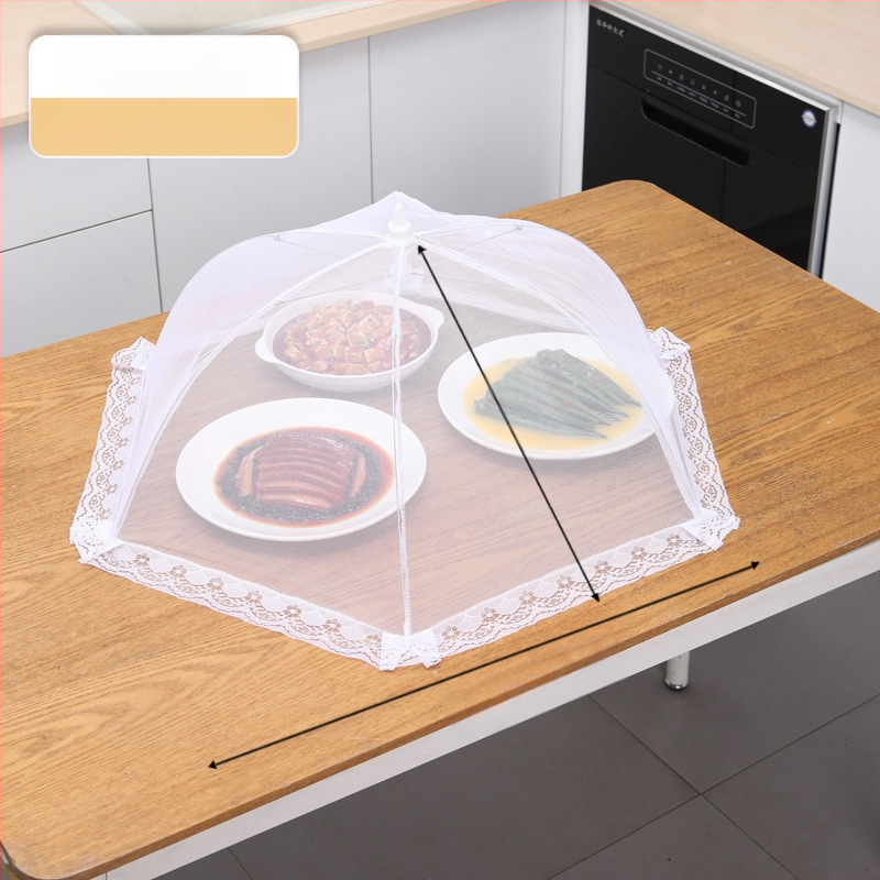 Kärbsekindel võrgust kate toidukate kokkupandav äriliseks kasutamiseks mõeldud eriti suur ristkülikukujuline läbipaistev kate toidukate tolmukindel söögilaua kate majapidamiseks