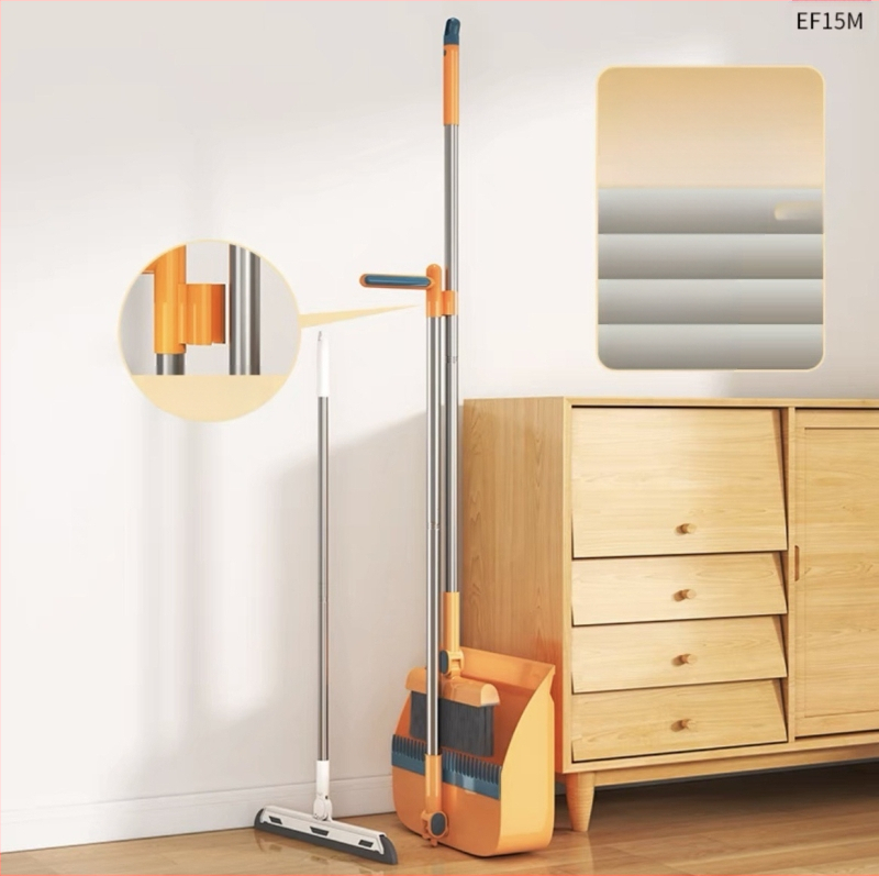Háztartási összecsukható seprű, szemeteslapát, kombinált seprű, egyetlen seprű, tapadásmentes, mágneses, abszorpciós tároló