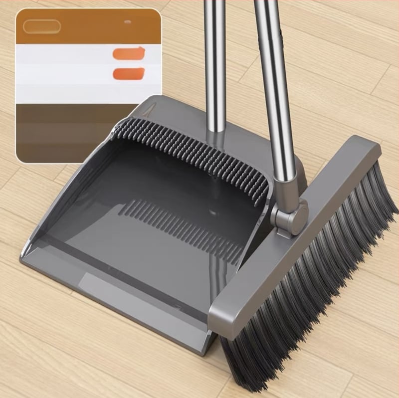 Háztartási összecsukható seprű, szemeteslapát, kombinált seprű, egyetlen seprű, tapadásmentes, mágneses, abszorpciós tároló