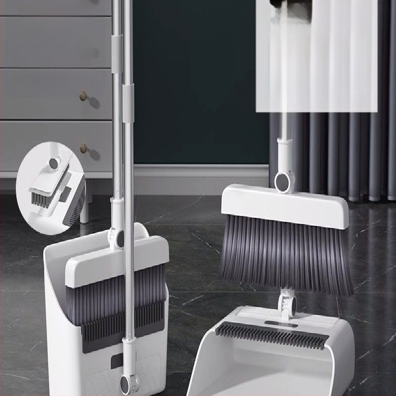 Háztartási összecsukható seprű, szemeteslapát, kombinált seprű, egyetlen seprű, tapadásmentes, mágneses, abszorpciós tároló