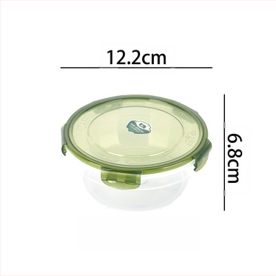 Ie3 toidukvaliteediga plastist suletud mikrolaineahju soojendusega lõunasöögikarp külmkapis hoiustamiseks krõbedama puuviljakarbi kiirnuudlikauss U-ga